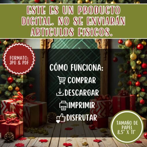 Crucigramas de Navidad – 8 Diseños Listos para Descargar e Imprimir - Image 6